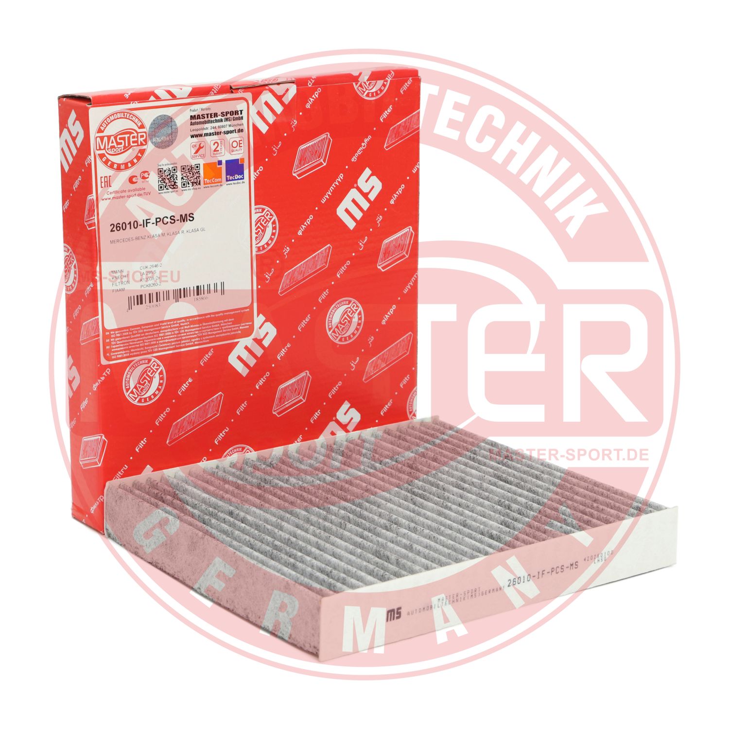Filtru polen MASTERSPORT GERMANY 26010-IF-PCS-MS